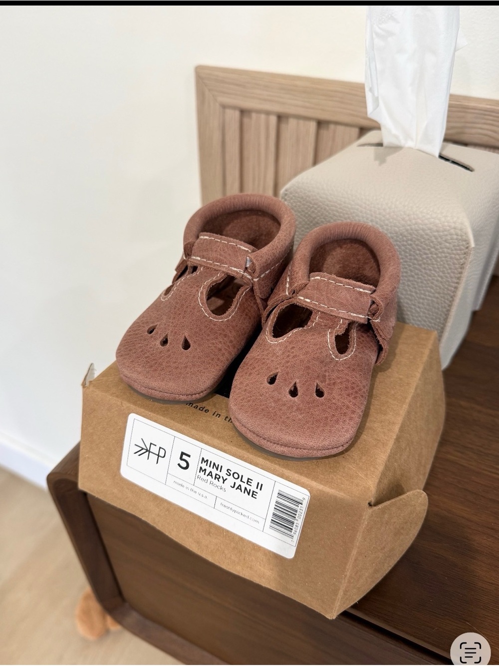 Freshly Picked Brown Mini Sole II Mary Jane Shoes NWT